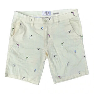 Raw Yarn Industries Men’s Stretch Twill Light Yellow Shorts 
Ice Cream Cones
